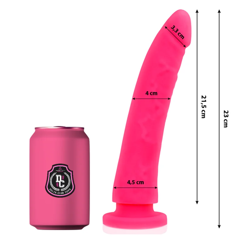 Delta Club Rosa 23 dildo in silicone rosa 23 cm