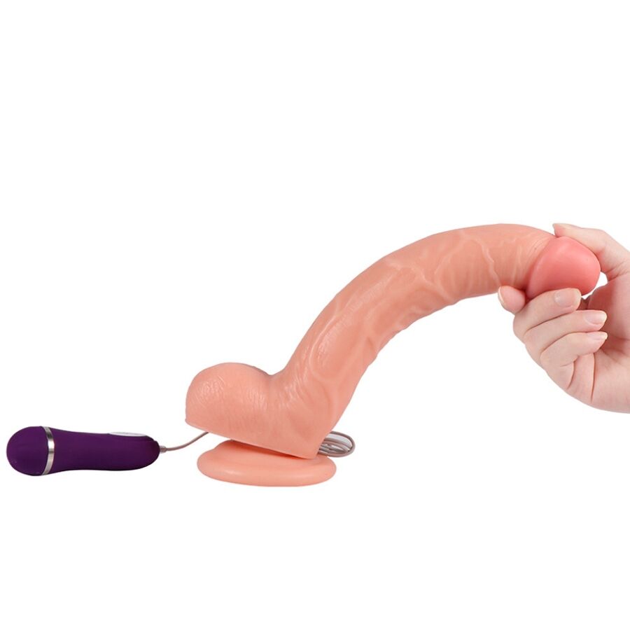 Shequ Optimus vibratore realistico 28 cm con telecomando