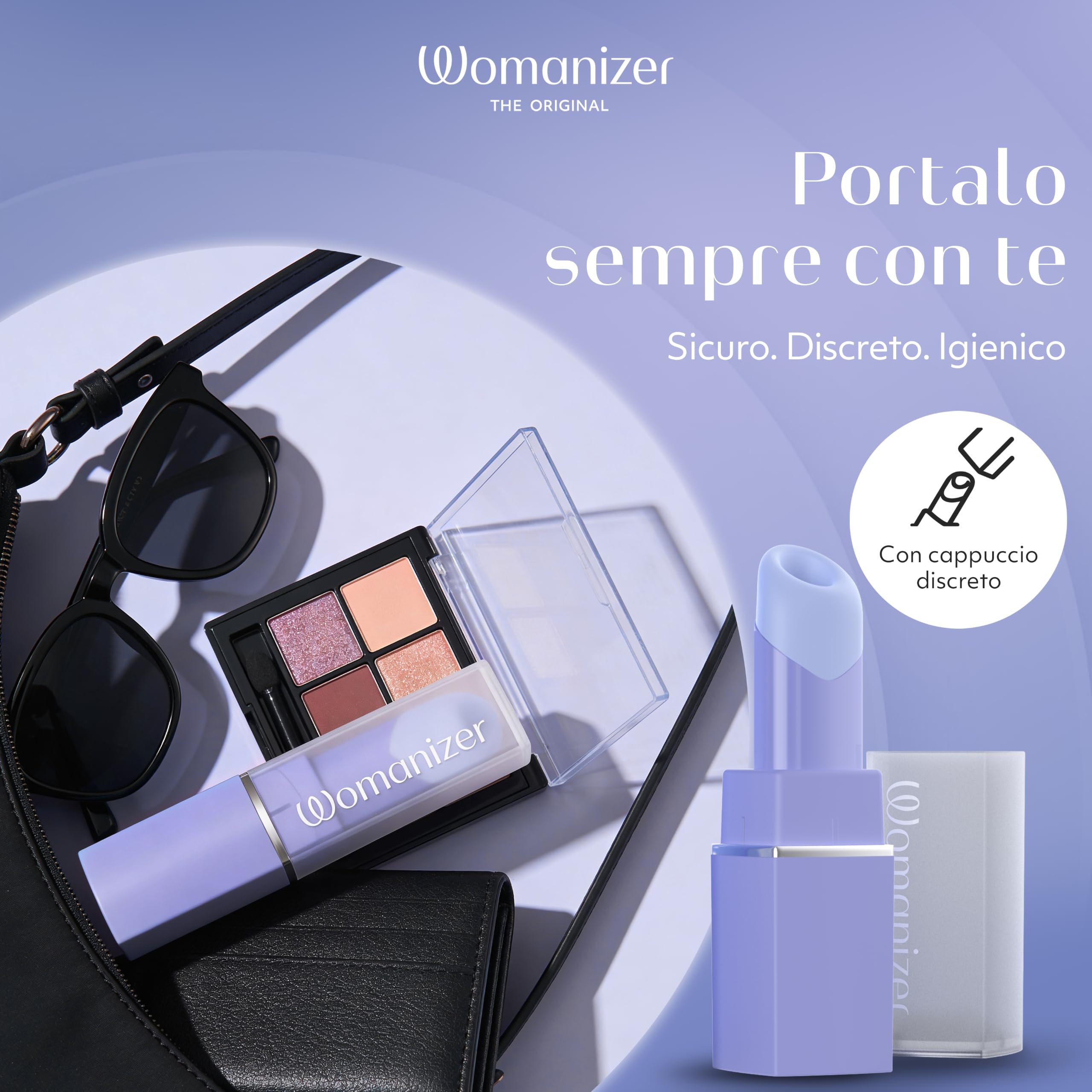 Womanizer Beauty stimolatore clitorideo lilla 6 intensità