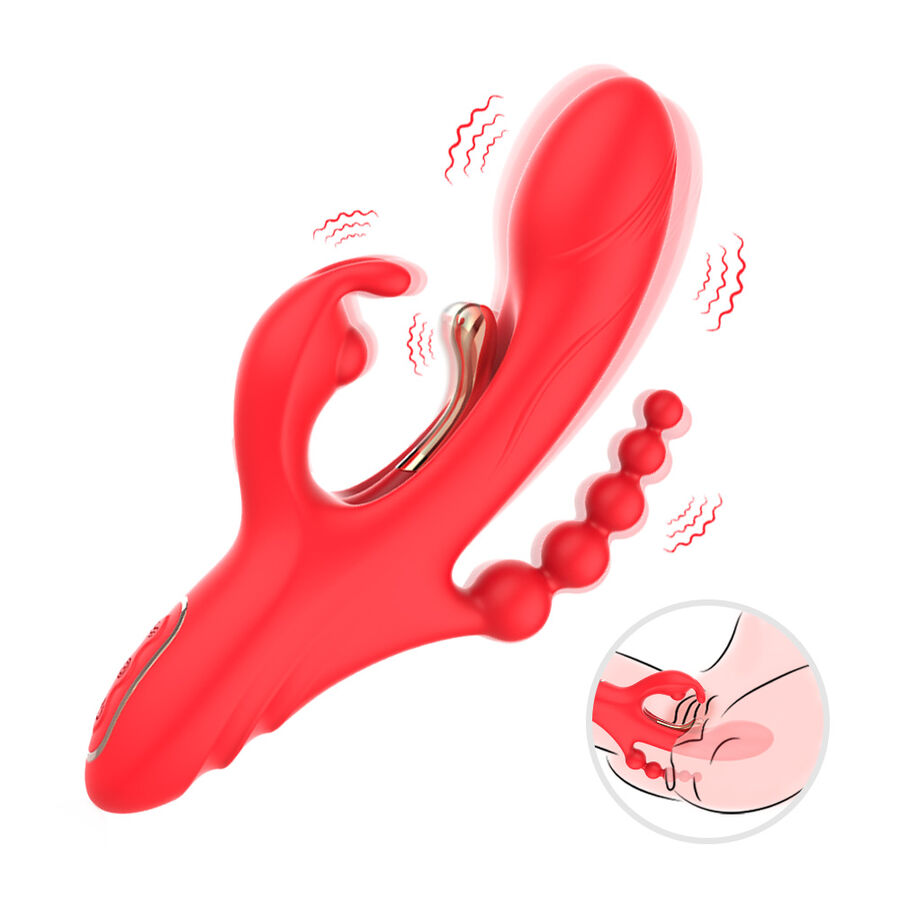 Armony G-Spot Duo vibratore punto G rosso doppia stimolazione