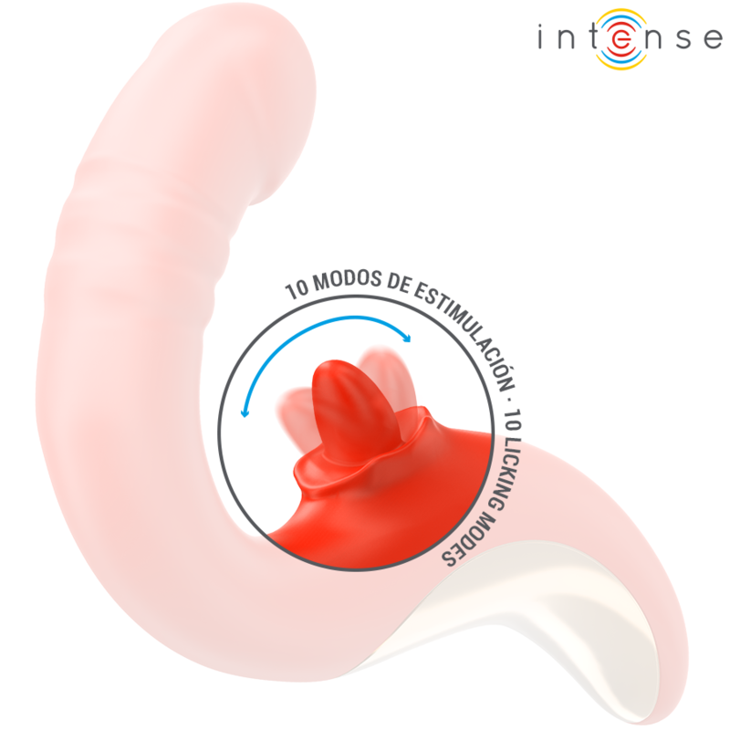 Intense Paulina vibratore punto G rosso doppia stimolazione