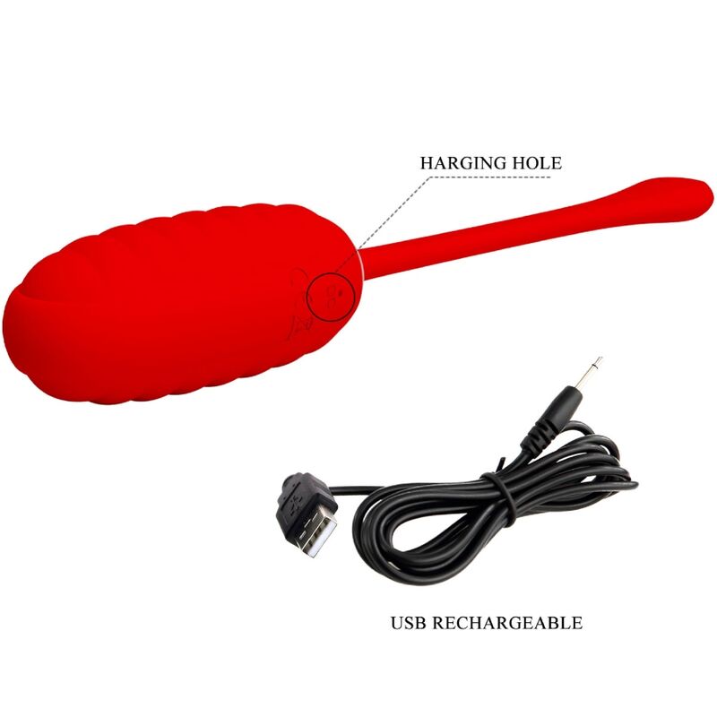 Pretty Love Kirk mini vibratore rosso silicone