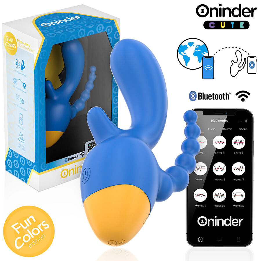 Oninder Cute Triple vibratore triplo stimolazione 9 modi