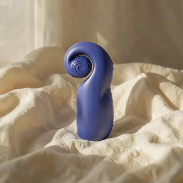 Snail Vibe Evo masturbatore blu scuro 2 motori