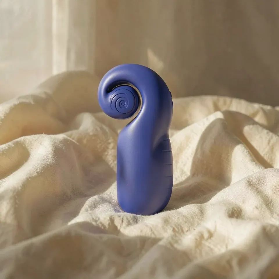 Snail Vibe Evo masturbatore blu scuro 2 motori