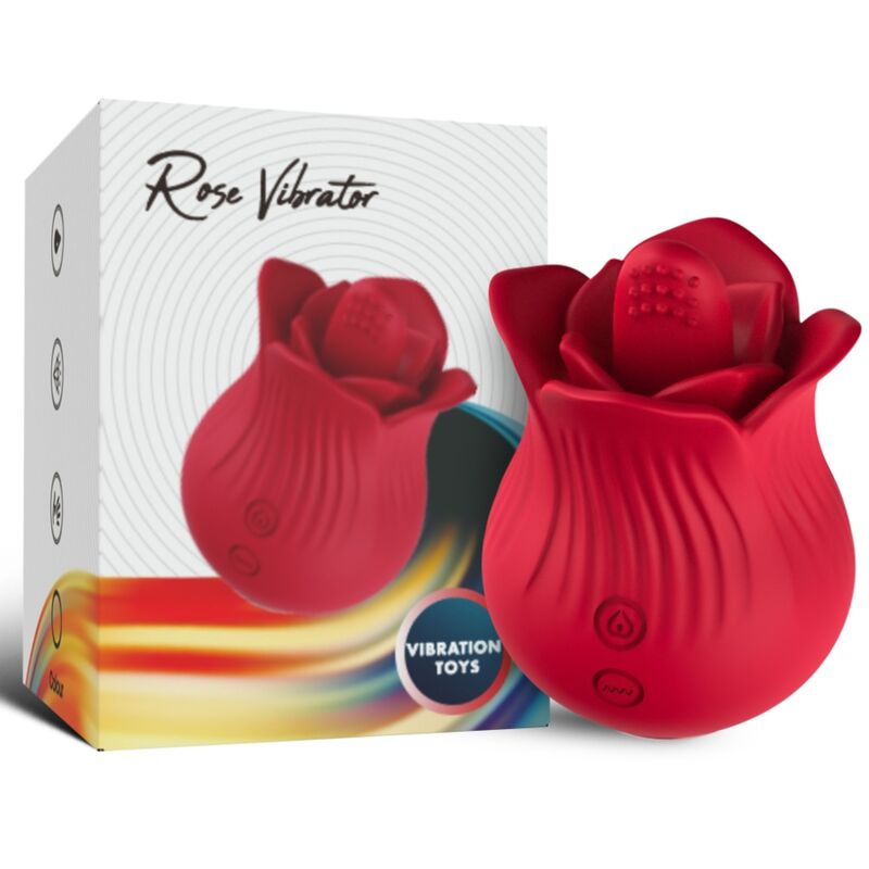 ARMONY Rosa stimolatore clitorideo rosso 10 modi