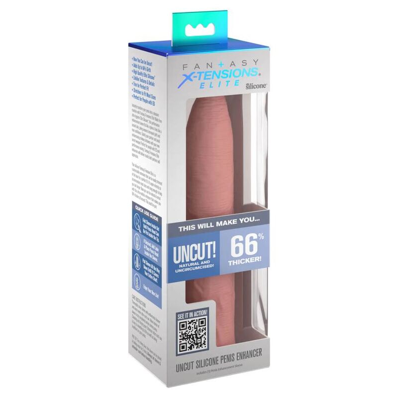 Fantasy X-Tensions Elite manica pene skin non tagliata