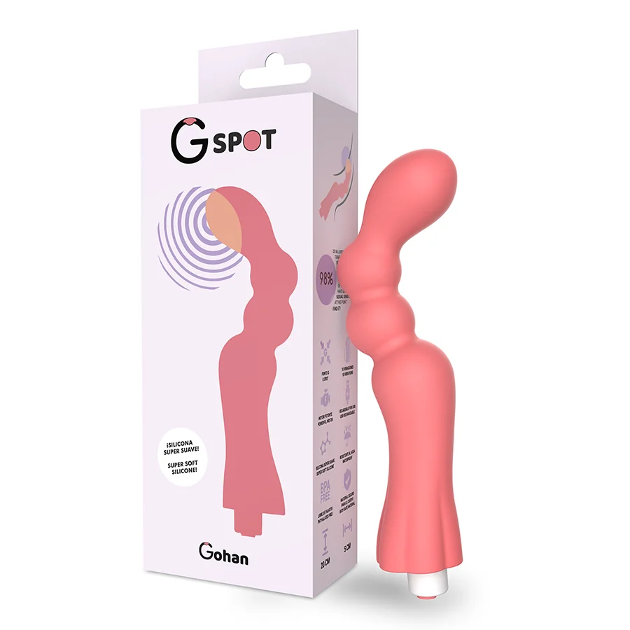 G-SPOT Gohan vibratore punto G rosso 10 modalità