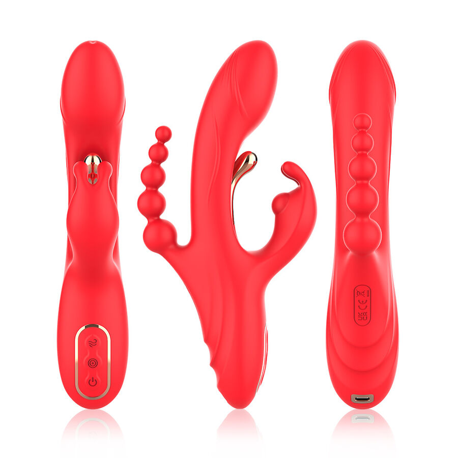 Armony G-Spot Duo vibratore punto G rosso doppia stimolazione