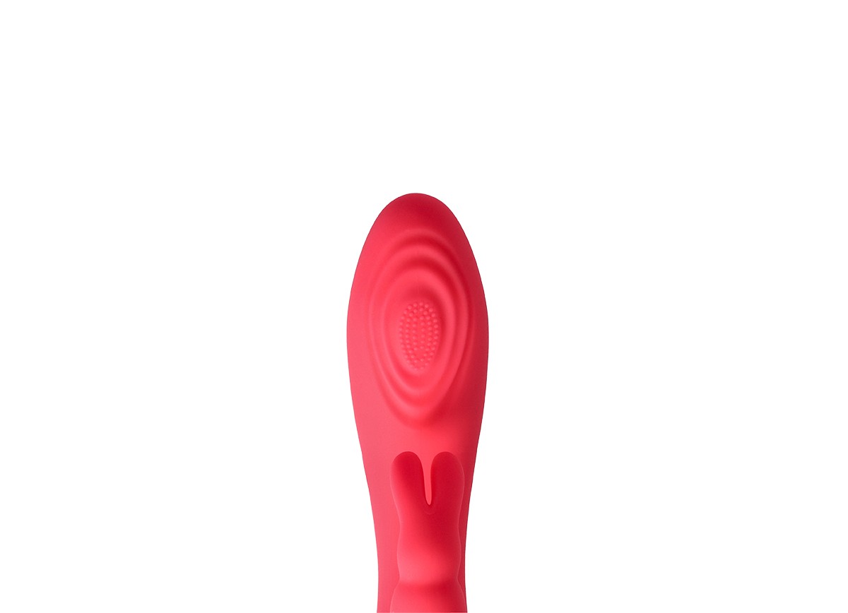 Love Hit by Virgite V9 vibratore ricaricabile rosa tapping