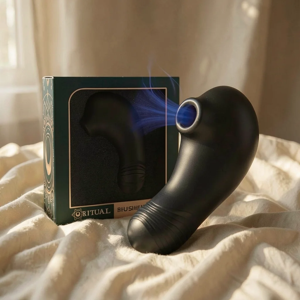 Rithual Shushu Pro succhiaclitoride nero doppio motore