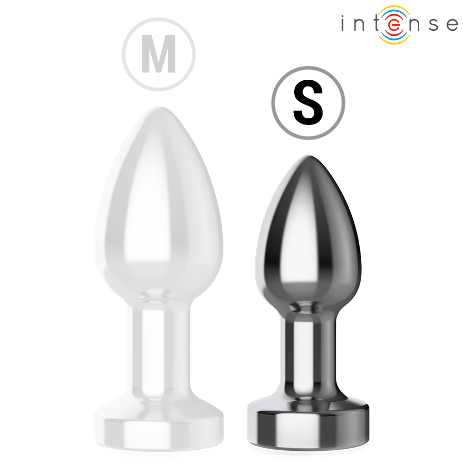 Frutille Intense plug anale S con telecomando LED metallo