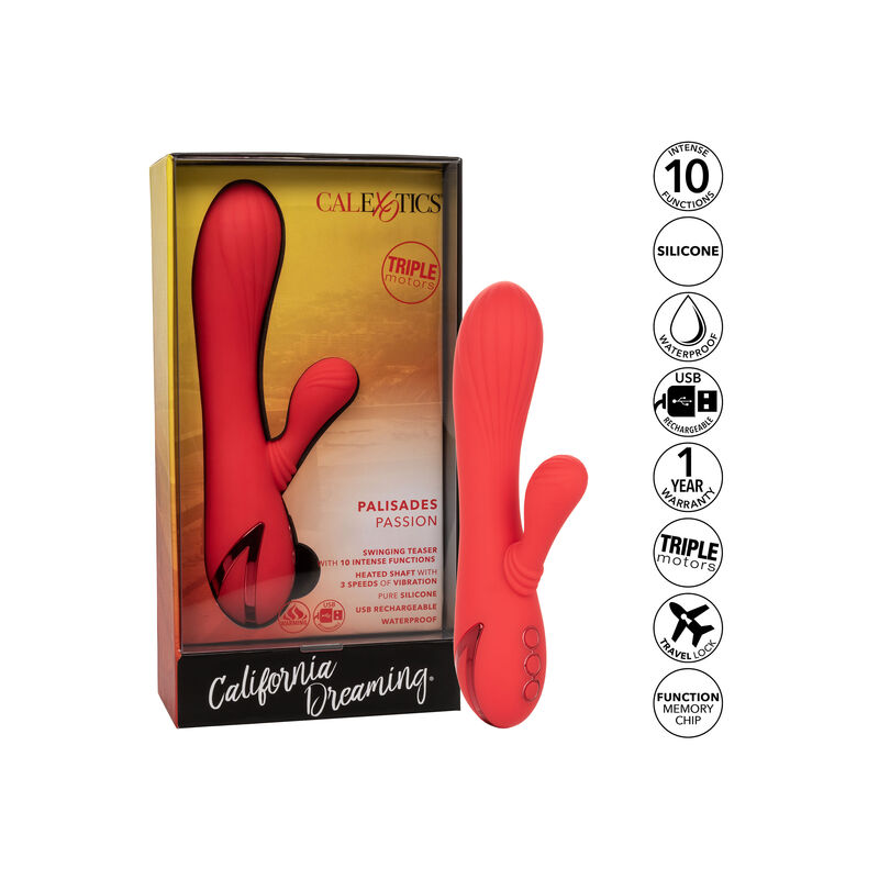 Calexotics Palisades Passion rabbit riscaldato rosso