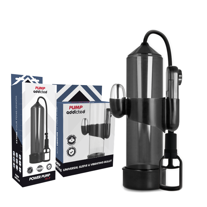 Pump Addicted RX7 pompa per pene diametro 6 cm
