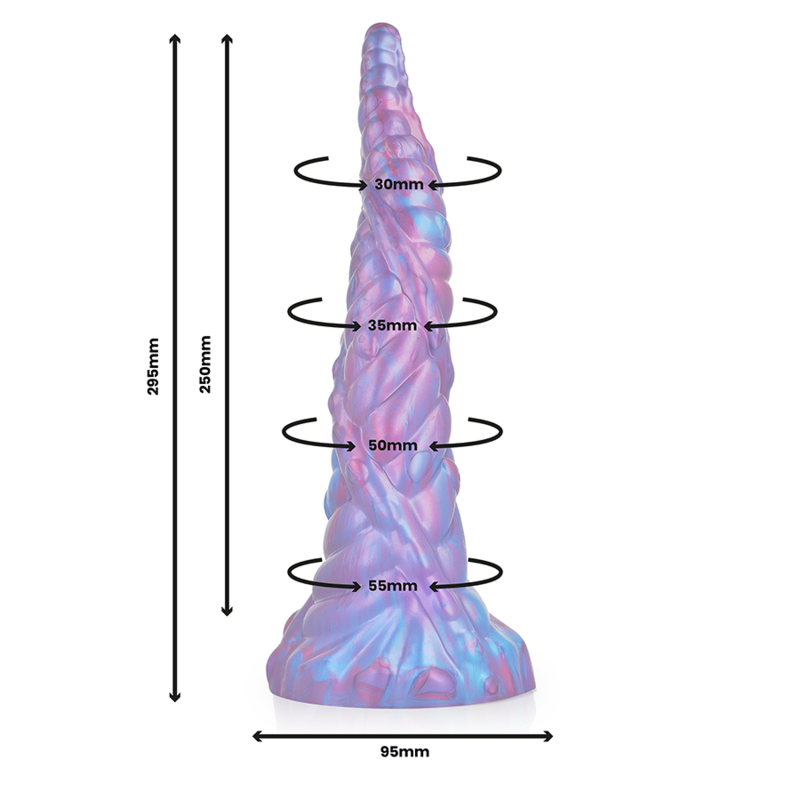 EPIC Cybersilicock Nokken dildo ventosa 295 mm