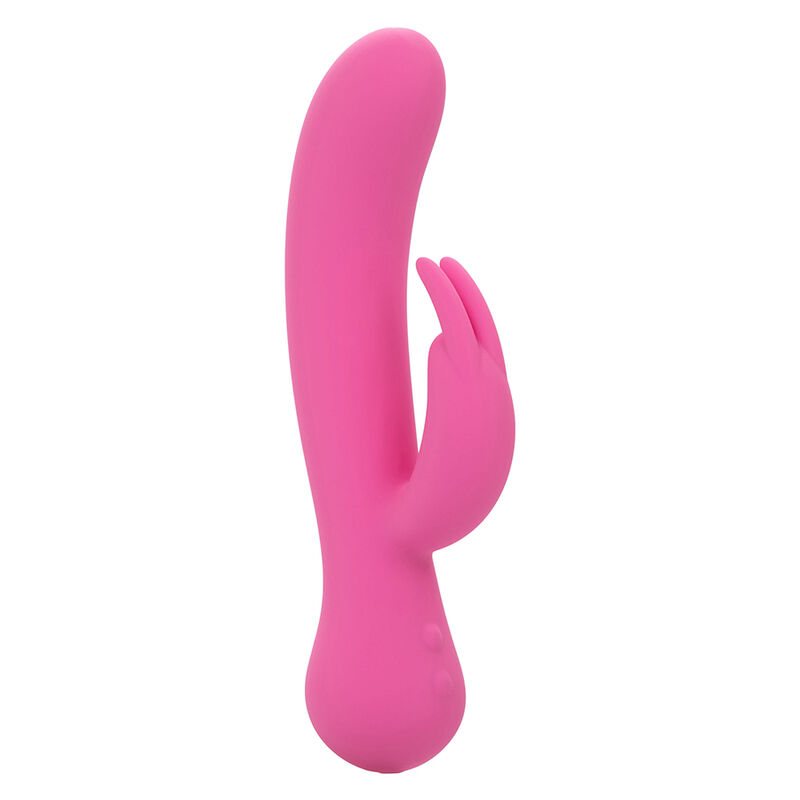 CalExotics First Time Rabbit vibratore rosa silicone 21 cm