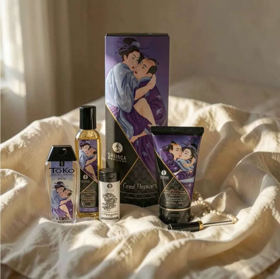 Shunga Collezione Piaceri Carnali set 6 pezzi massaggio