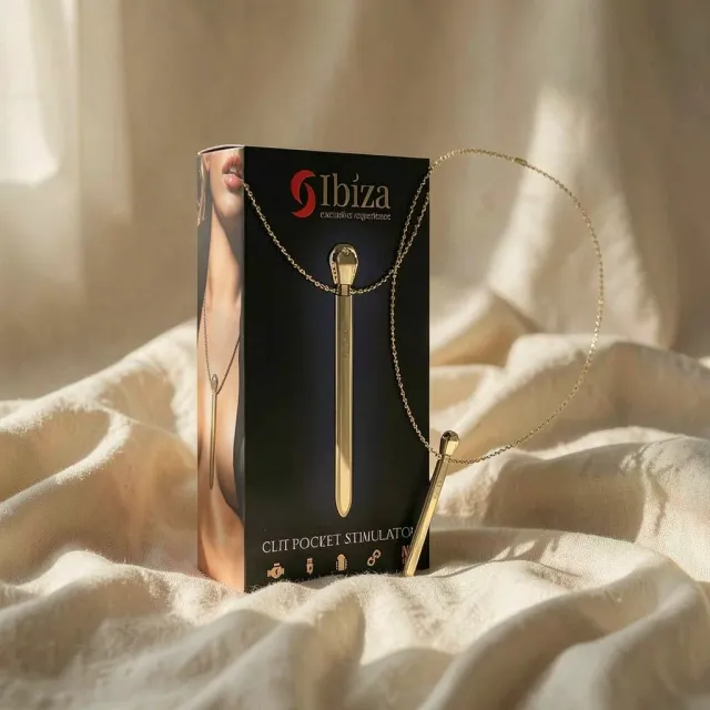 Ibiza Pocket Clit Gold mini vibratore clitoride oro
