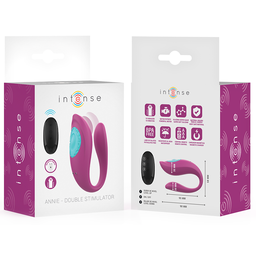 Frutille Intense Annie Viola vibratore di coppia viola