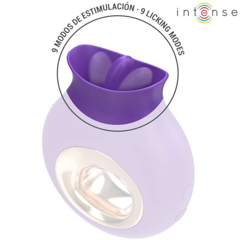 Intense Tuli stimolatore clitorideo viola oscillazione