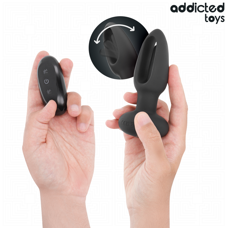 Addicted Toys Plug Vibrante Lingua plug anale telecomando