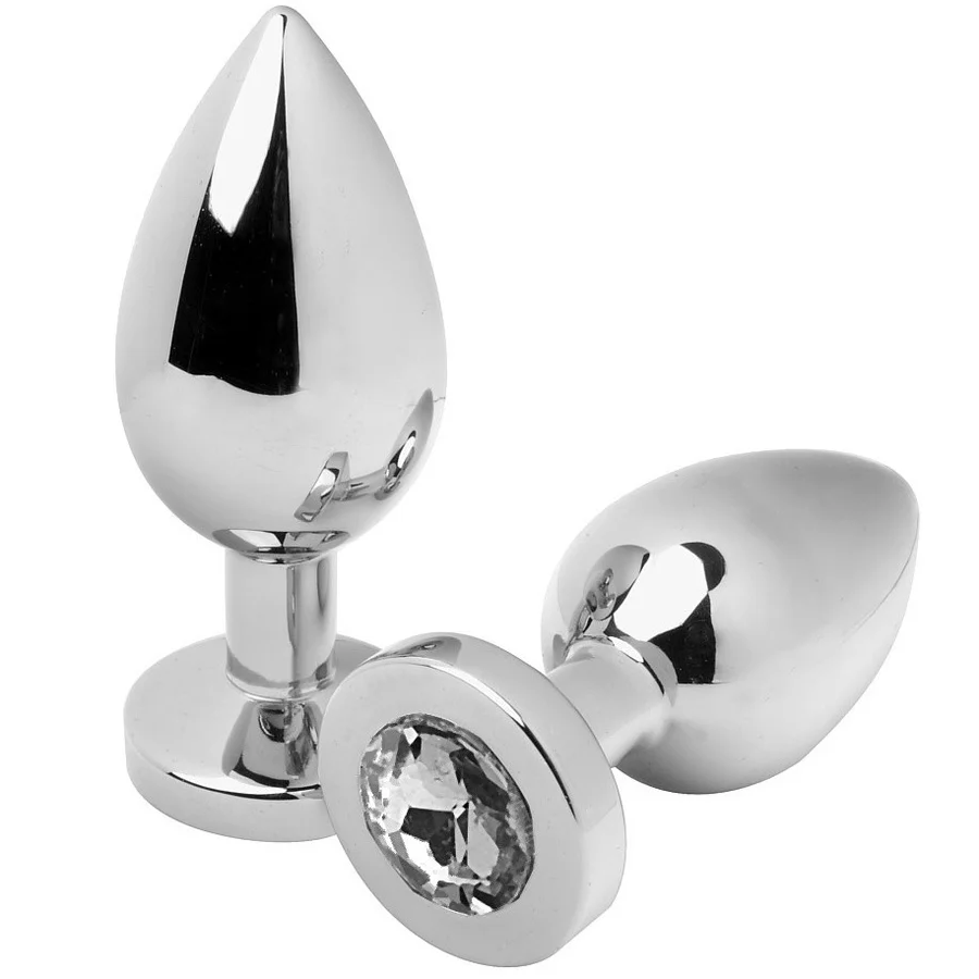 Metal Hard Diamond Plug plug anale acciaio trasparente