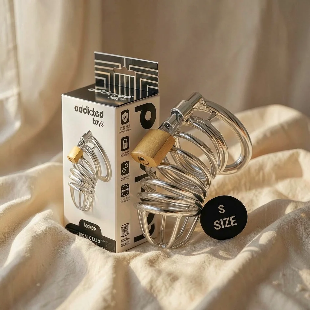 Addicted Toys Iron Cell S gabbia castità metallo 40 mm