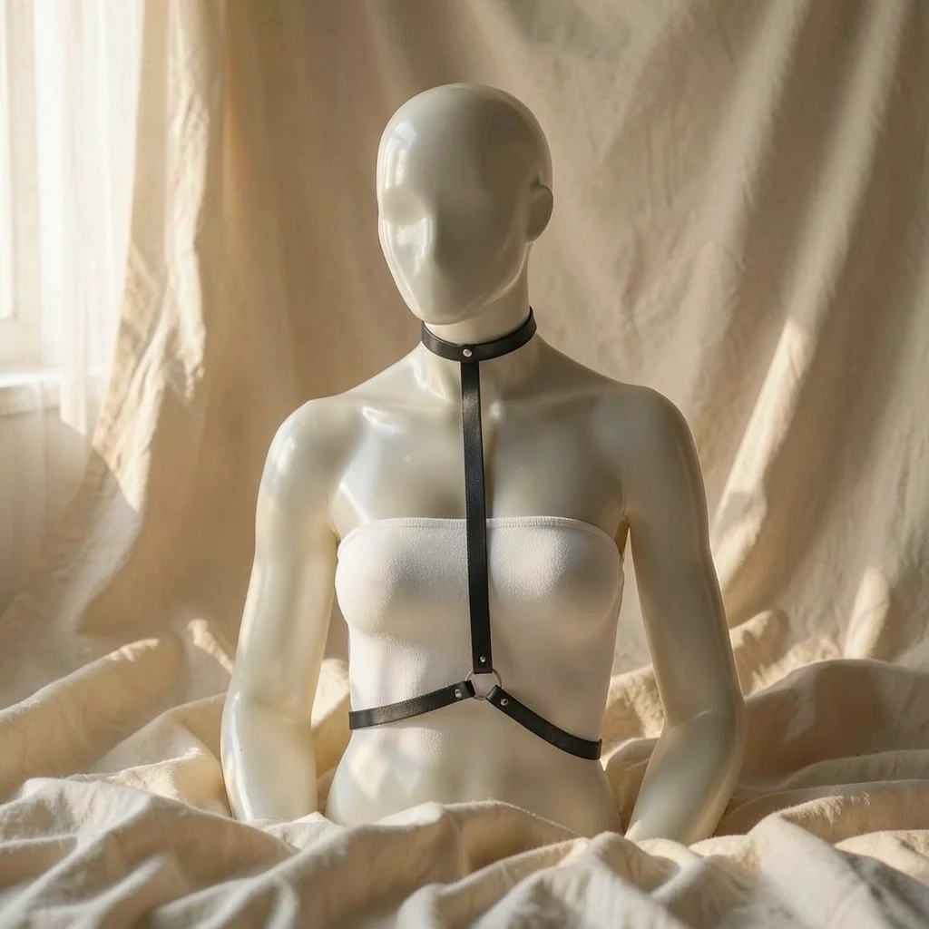 Bijoux Indiscrets Maze pettorina harness nero regolabile vegano