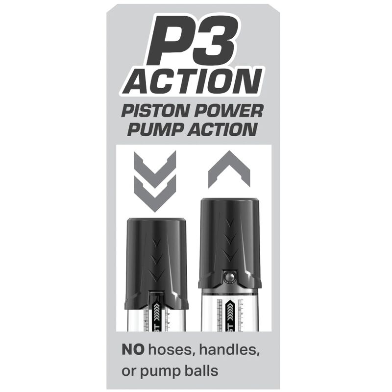 Pump Worx Max Boost pompa pene manuale nera