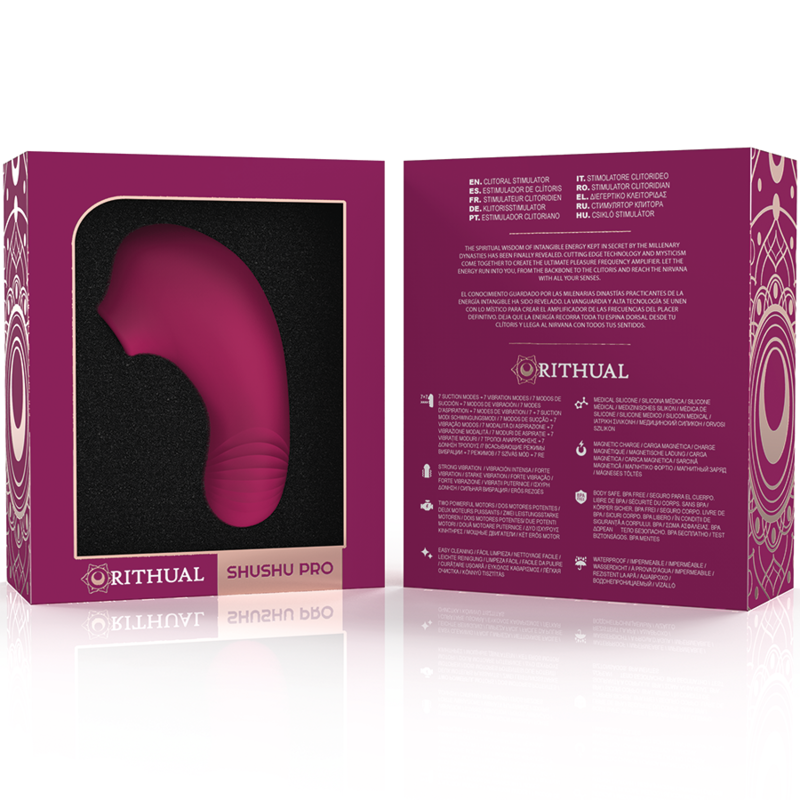 Rithual Shushu Pro stimolatore clitoride orchidea doppia modalità