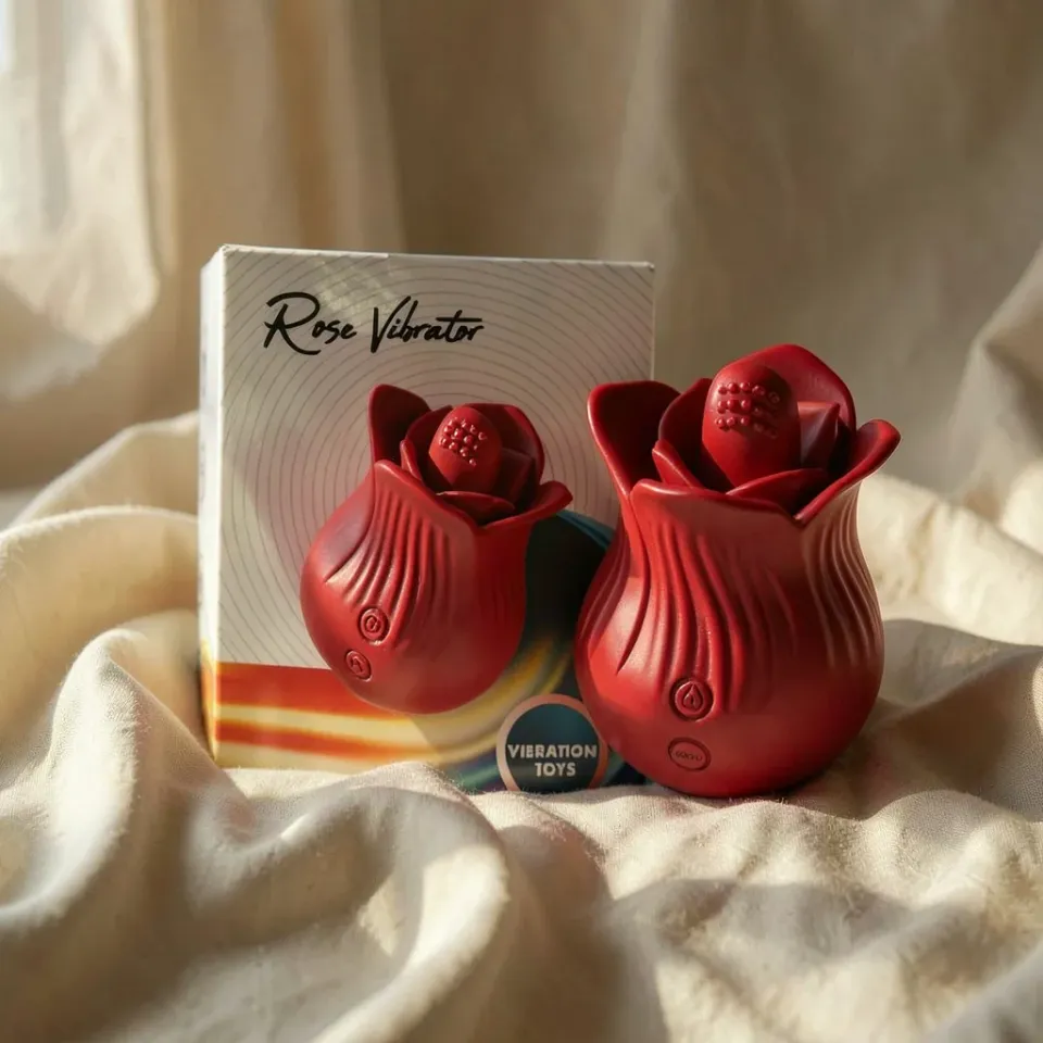ARMONY Rosa stimolatore clitorideo rosso 10 modi