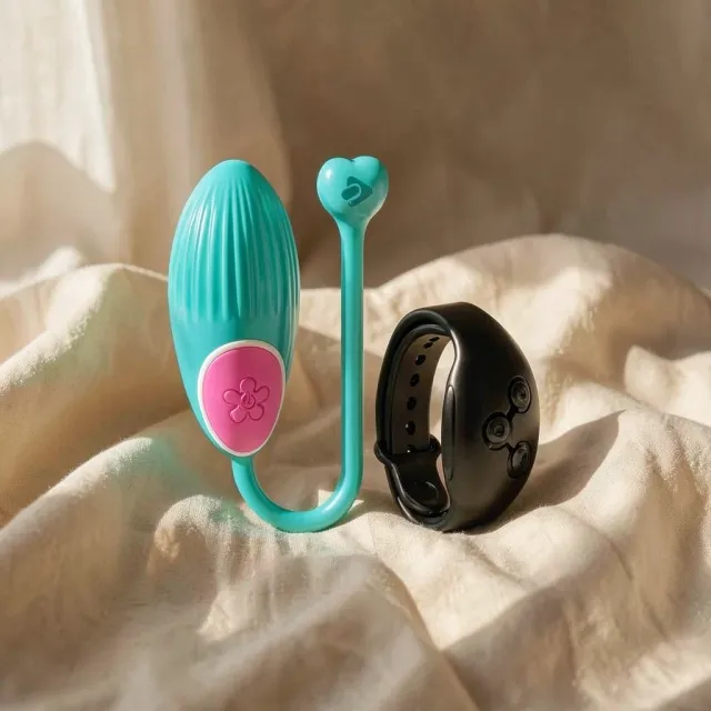 Wearwatch Egg Ovetto Vibrante Acquamarina Silicone Medicale