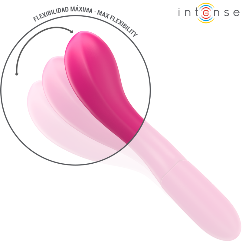 Intense Lisette vibratore rosa 19 cm flessibile