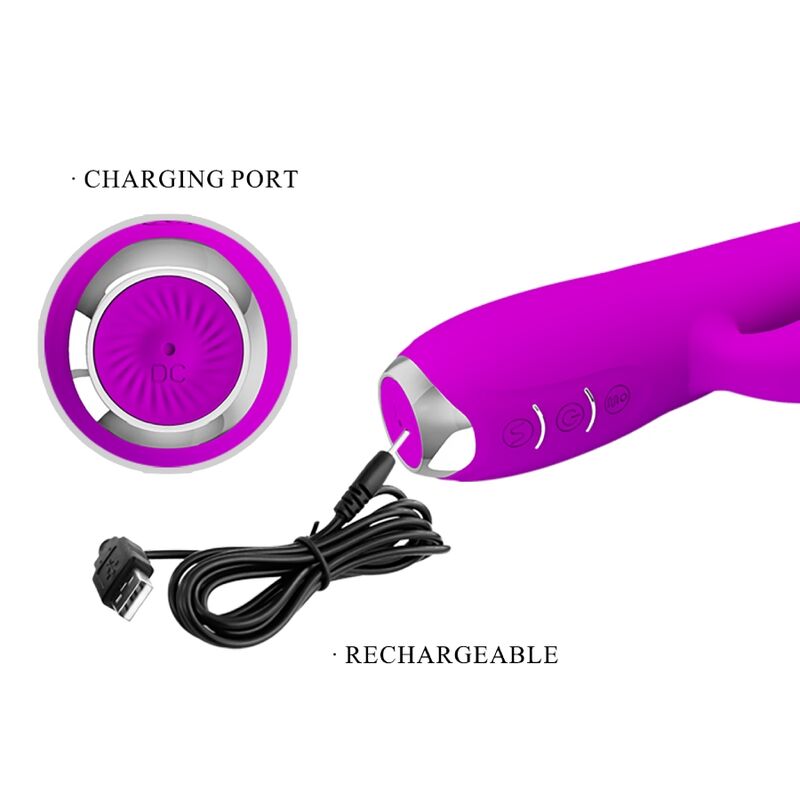 Pretty Love Gloria vibratore rabbit viola doppia stimolazione