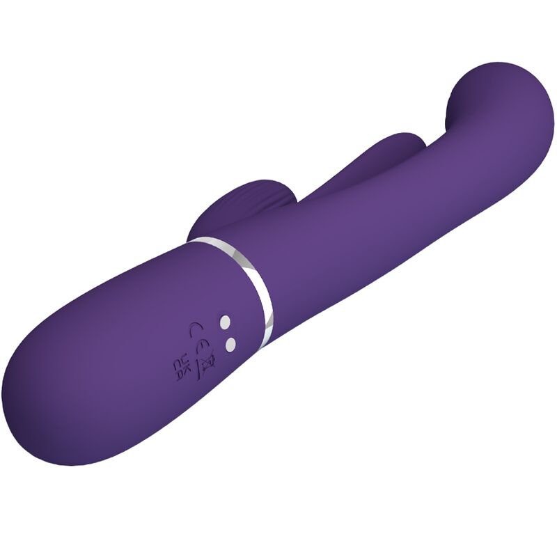Pretty Love Shania vibratore rabbit linguetta silicone