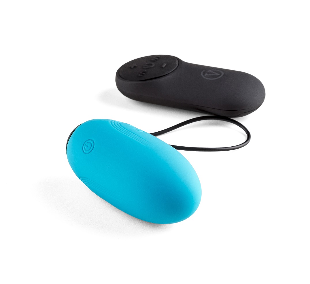 Love Hit by Virgite G5 uovo vibrante ricaricabile blu silicone