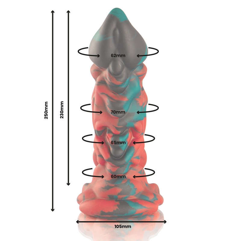 Epic Cybersilicock Phobos dildo silicone 230 mm 905 g