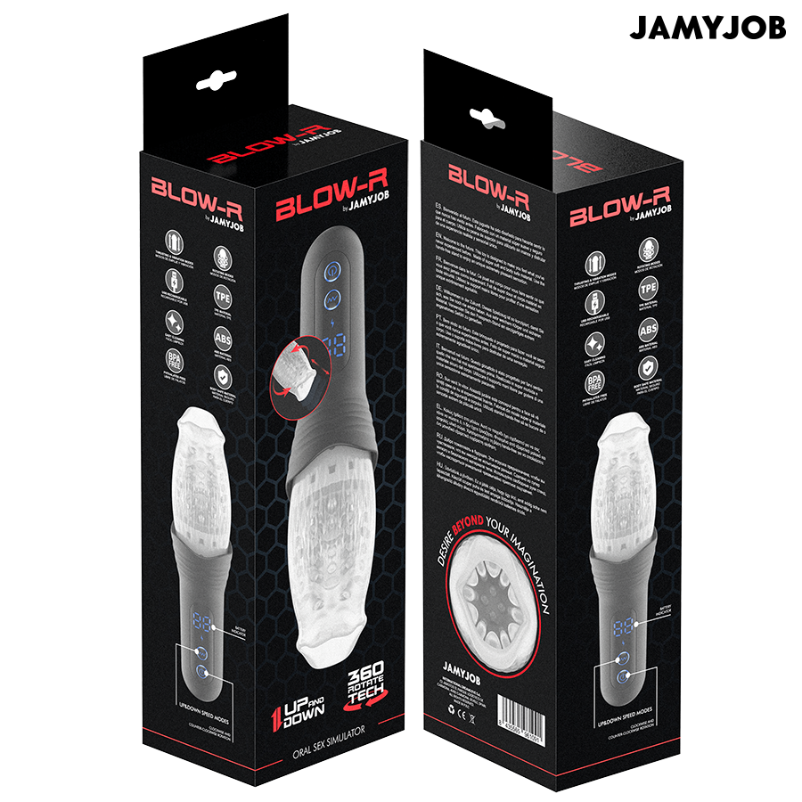 Jamyjob Blow-R masturbatore rotante bocca