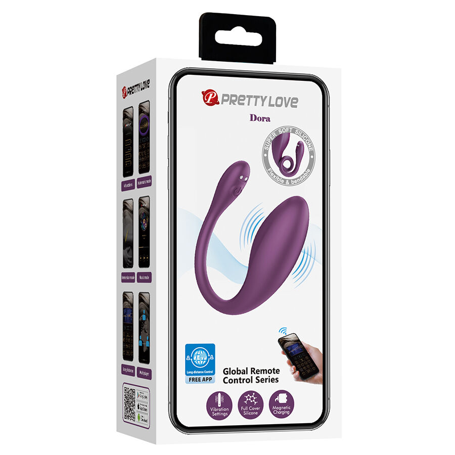 Pretty Love Dora vibratore di coppia con app 12 modi