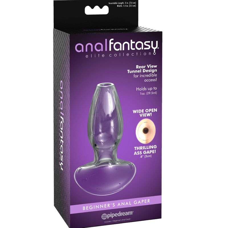 Anal Fantasy Elite Gaper Cristallo plug anal taglia S
