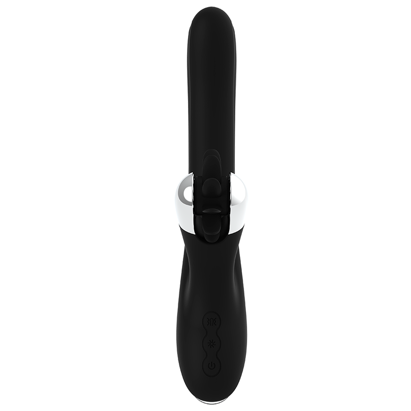 Black&Silver Storm vibratore rabbit rotante punto G clitoride