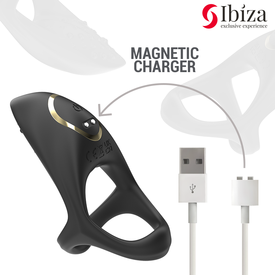 Ibiza Anello Multisensoriale anello vibrante 10 modalità