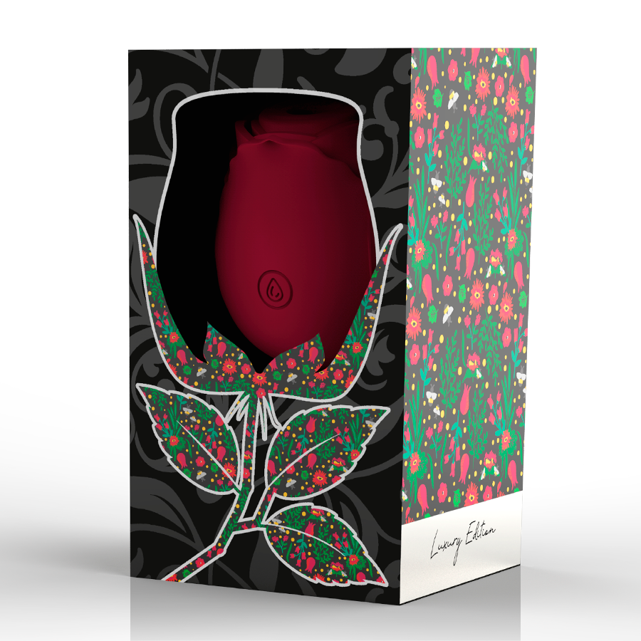 MIA Rose Rosso Stimolatore Clitoride Aspirazione