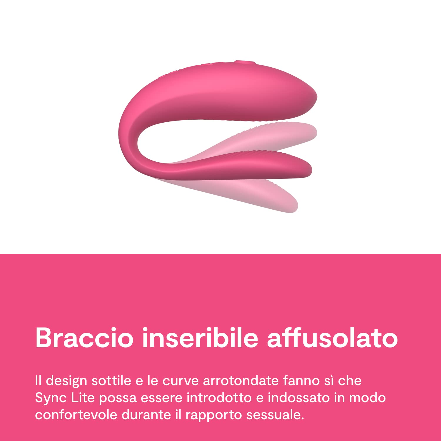 We-Vibe Sync Lite vibratore di coppia rosa ricaricabile
