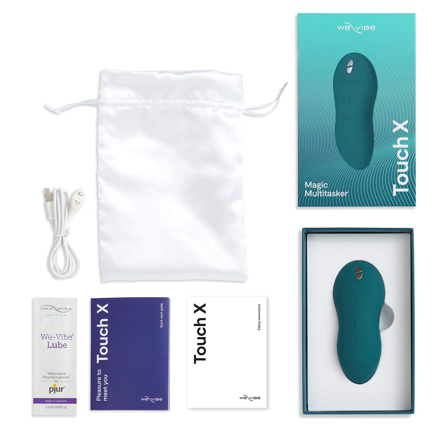 We-Vibe Touch X mini vibratore green velvet impermeabile