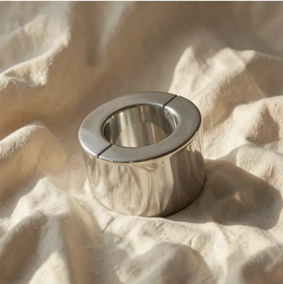 Metal Hard anello testicoli acciaio 56 mm rigido
