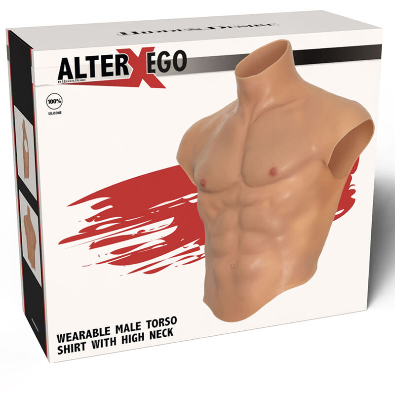 Hidden Desire Alter Ego Male Torso maglia silicone taglie S-L