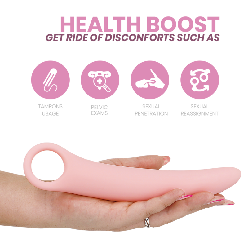 Intimichic set 5 dilatatori vaginali silicone medicale progressivi