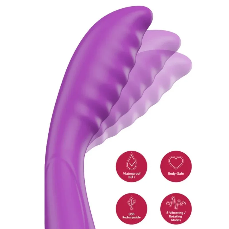 She.E.O Tapping Punto G vibratore viola a colpi ritmici