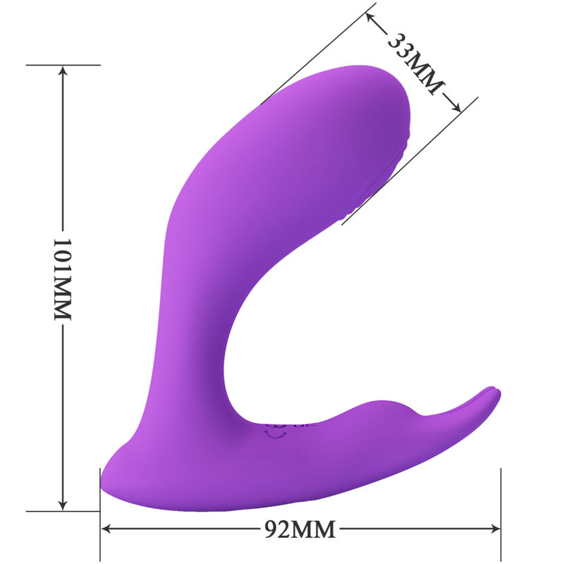 Pretty Love Idabelle vibratore rabbit viola telecomando